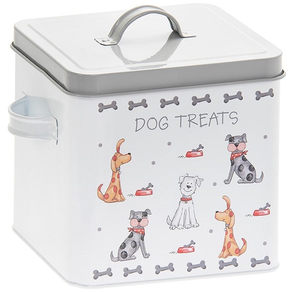 Faithful Friends Dog Treat Tin