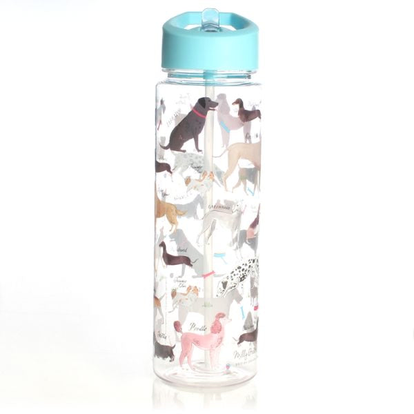 Debonair Dogs Clear Water Bottle