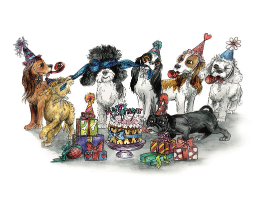 Surprise Party A5 Greeting Card