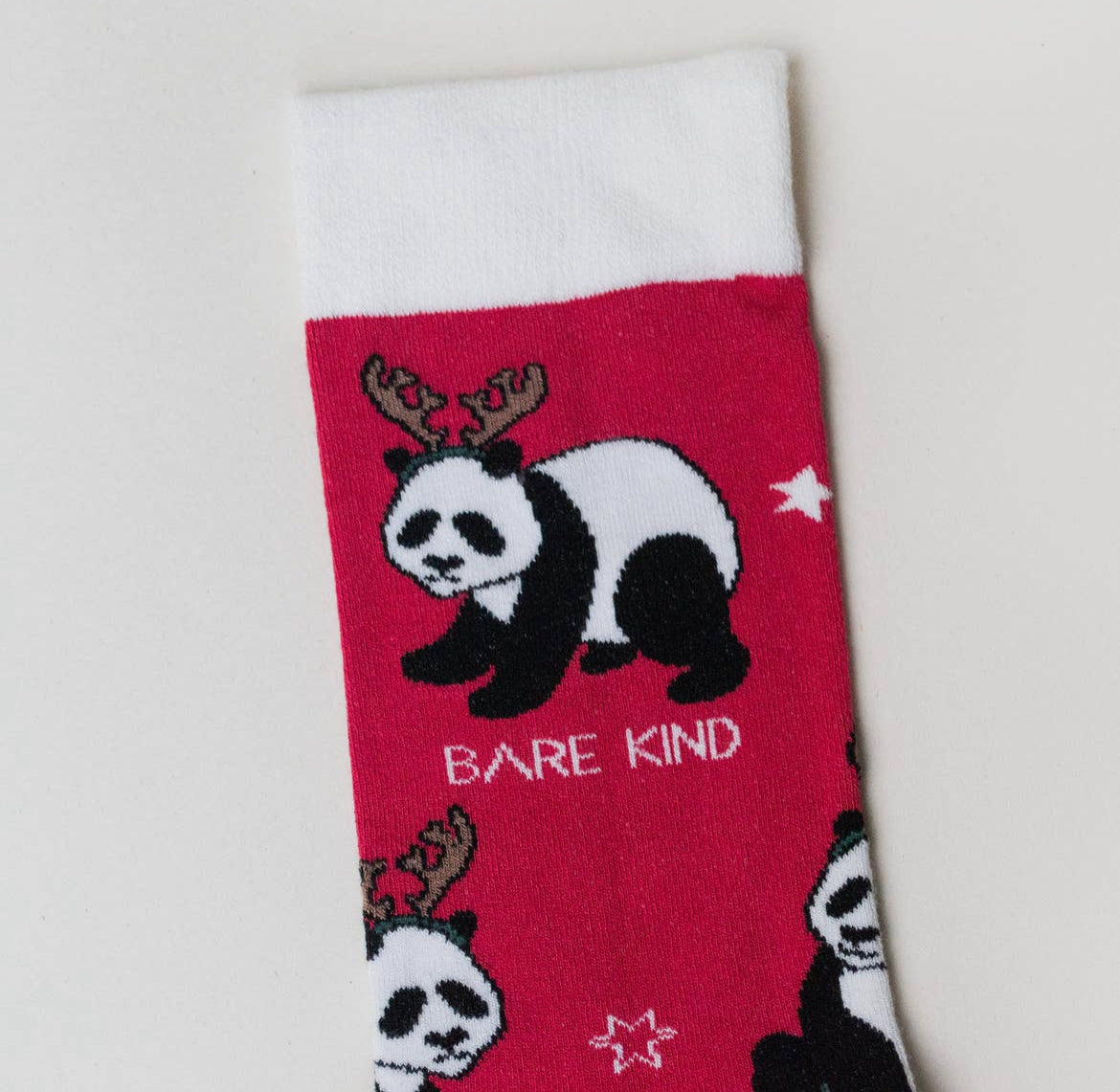 Bare Kind Christmas Panda Bamboo Socks