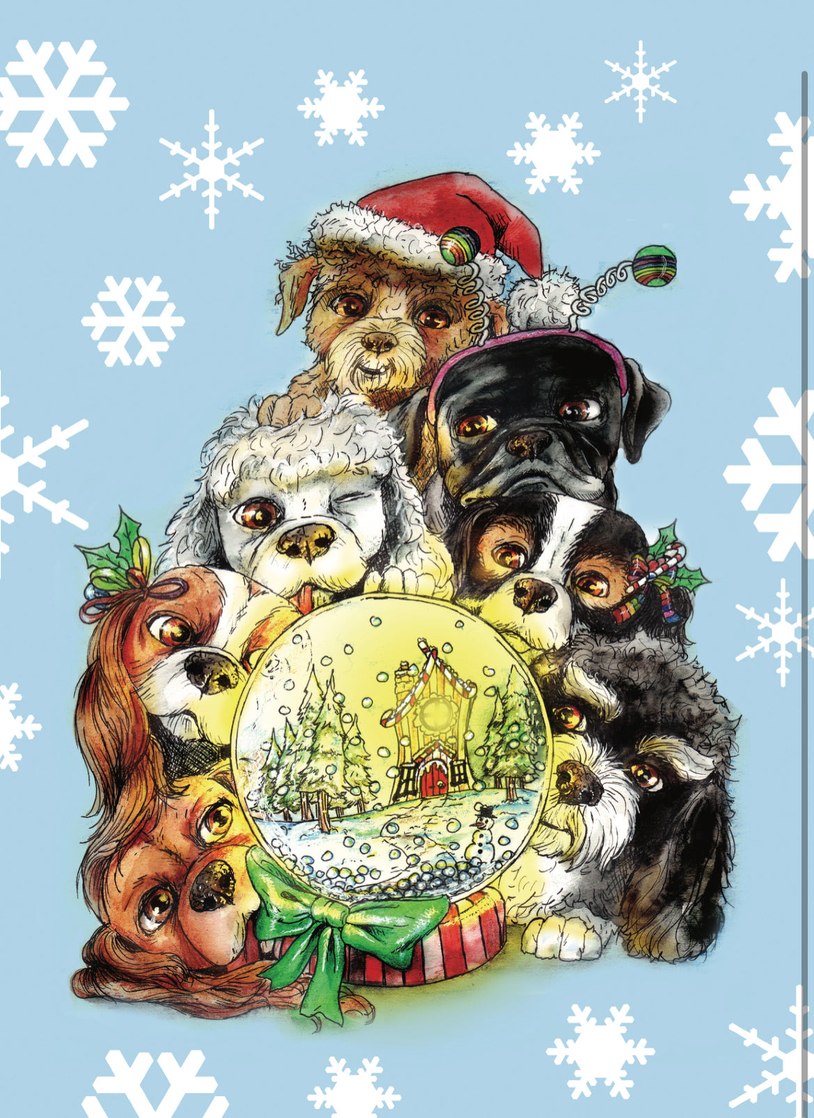 Snowglobe Winter Wonderland A4 Chocolate Advent Calendar (For Humans)