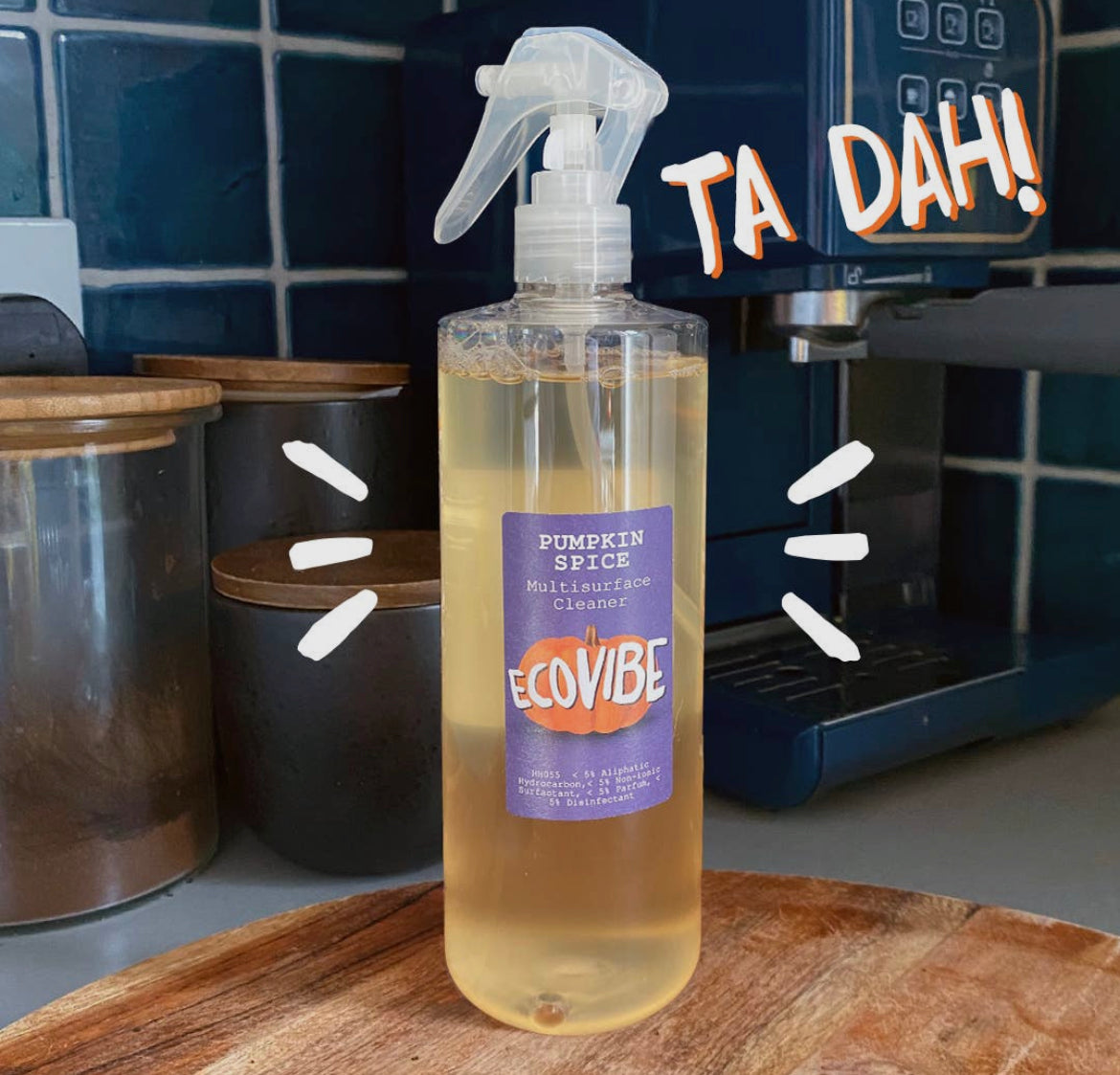 EcoVibe Pumpkin Spice Sachet In Rescued Bottle