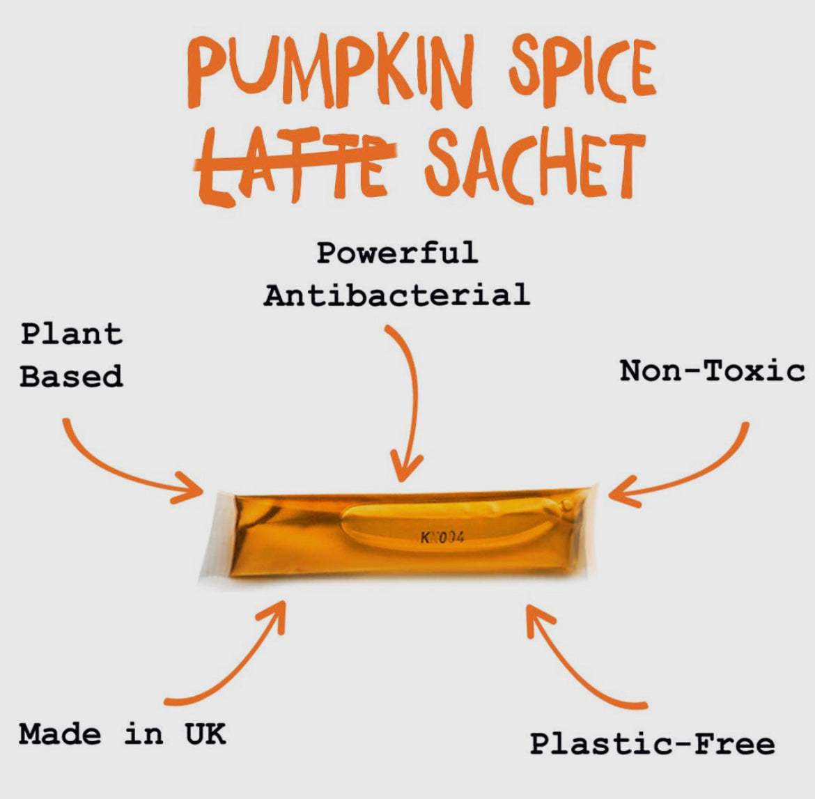 EcoVibe Pumpkin Spice Sachet In Rescued Bottle
