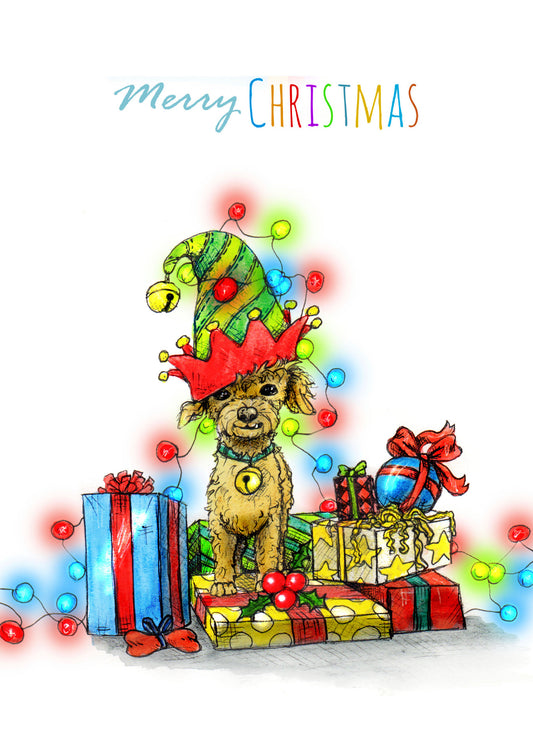 Present Time A5 Christmas Card