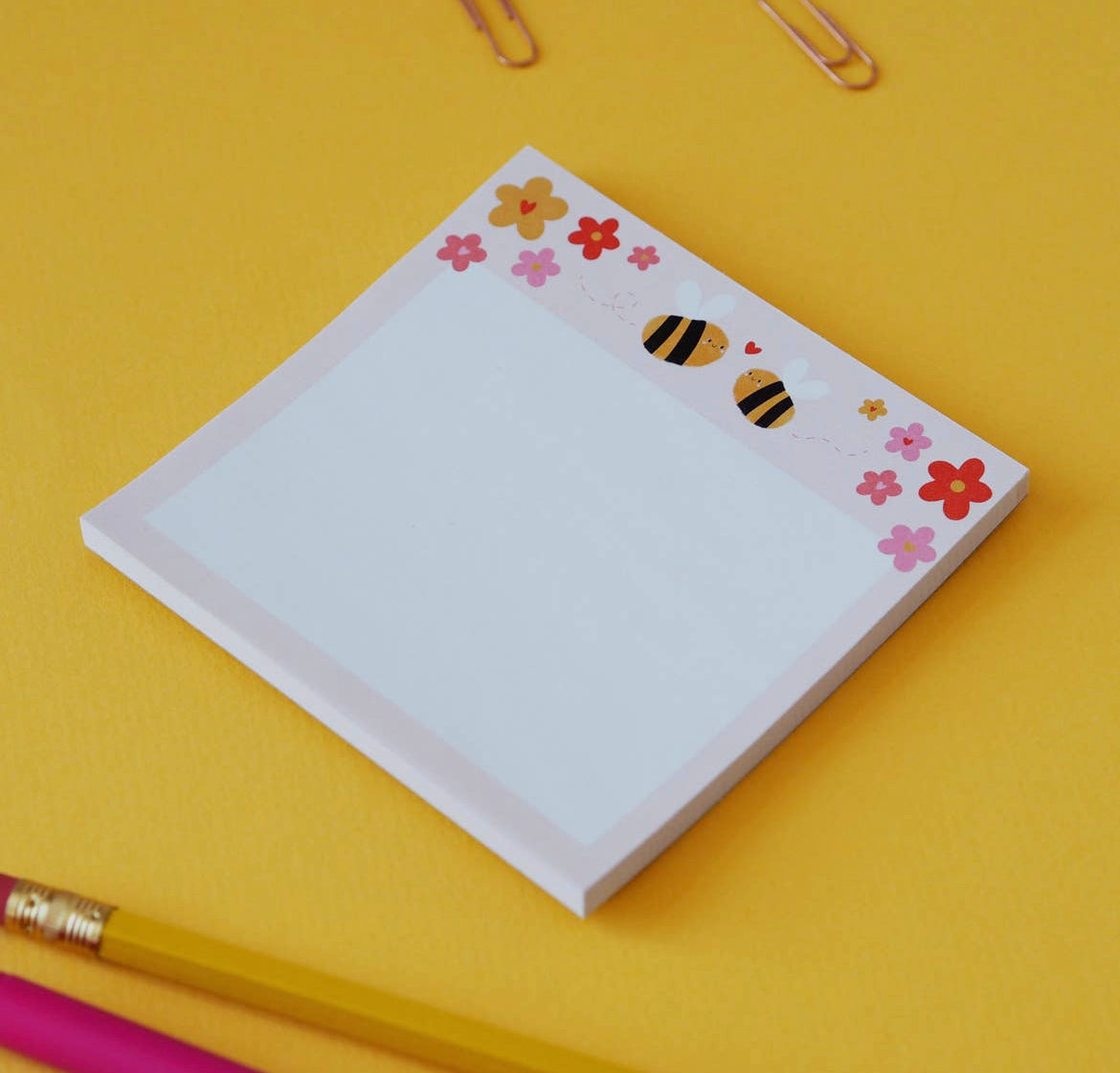 Mini Bee Square Notepad