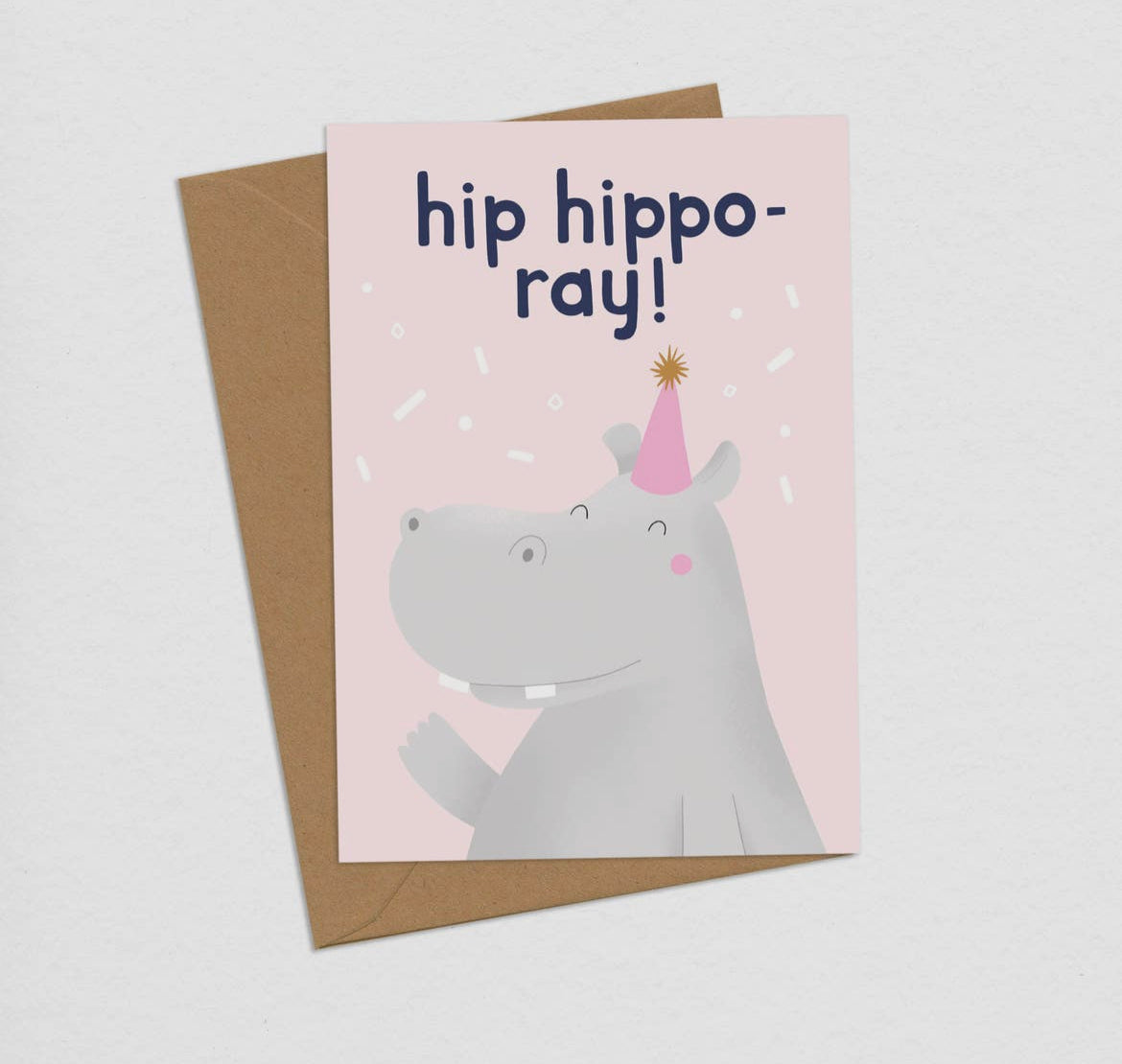 Hip-Hippo-Ray! Card