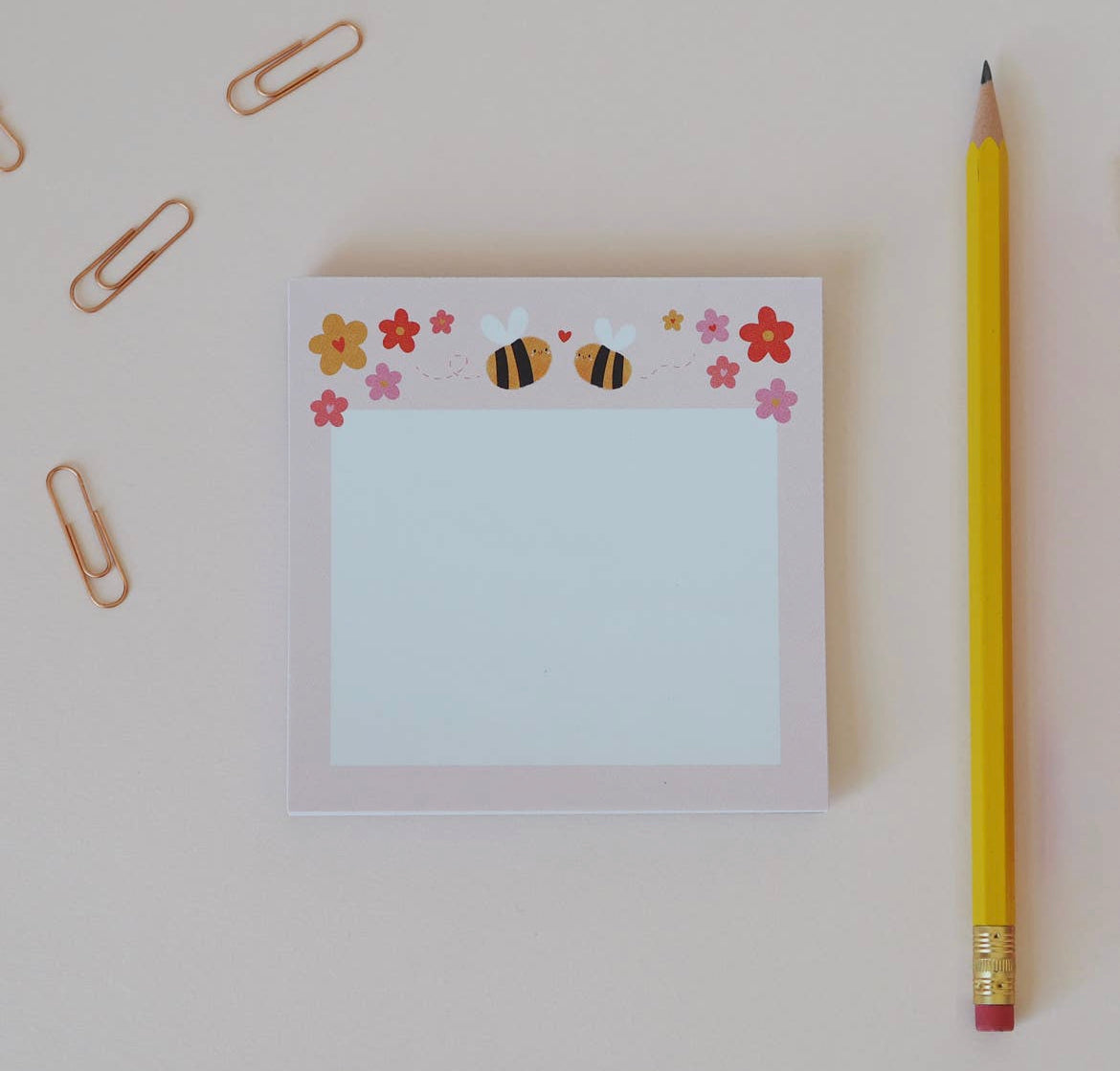 Mini Bee Square Notepad