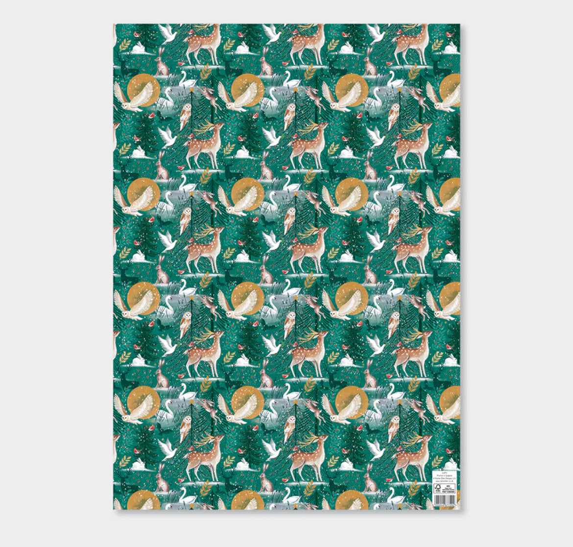 Christmas Gift Wrap - Wild Winter