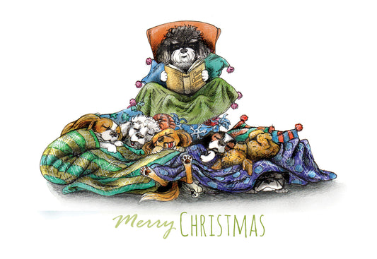 Story Time A5 Christmas Card