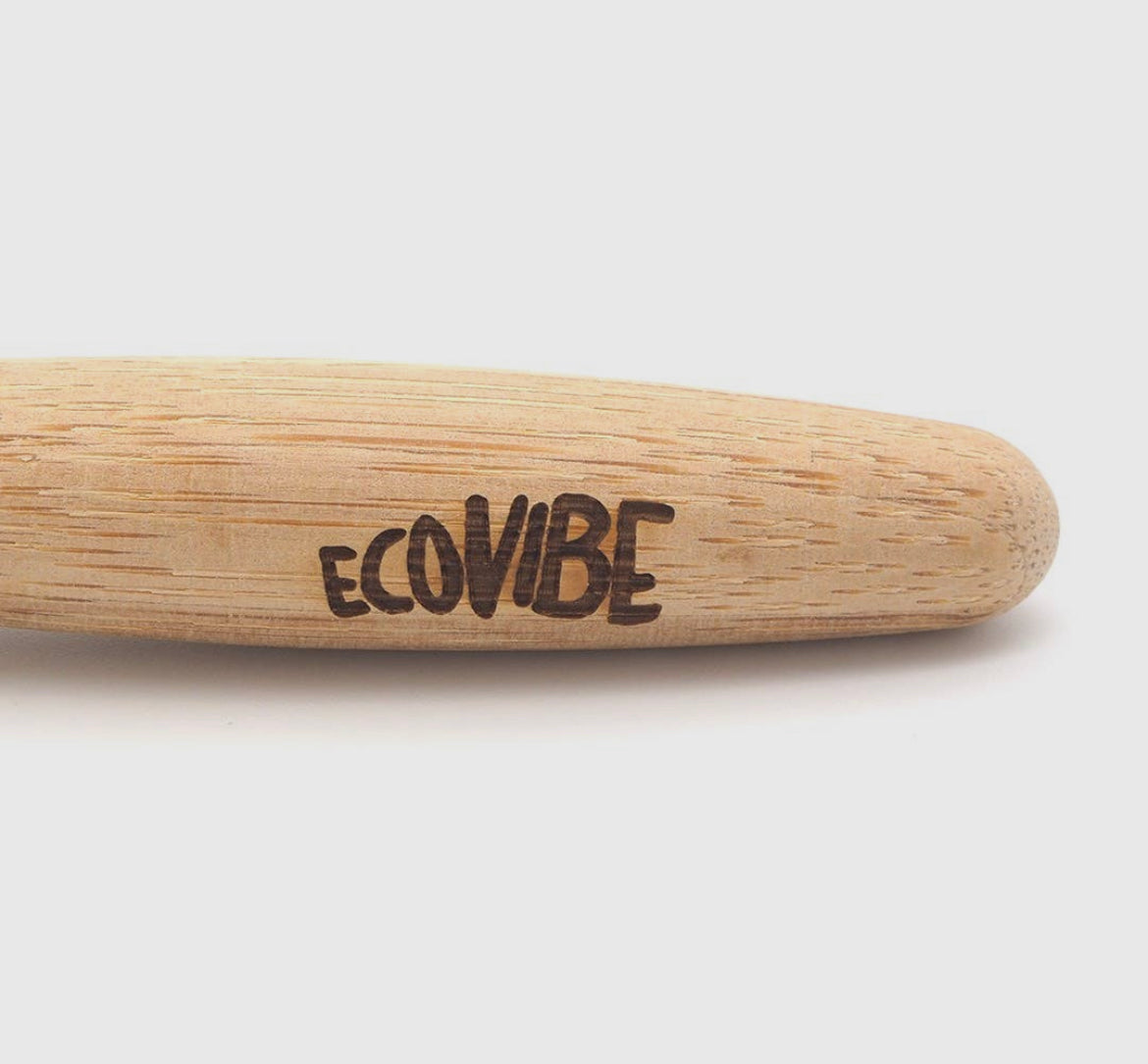 EcoVibe Natural Bamboo Toothbrush With Medium Bristles