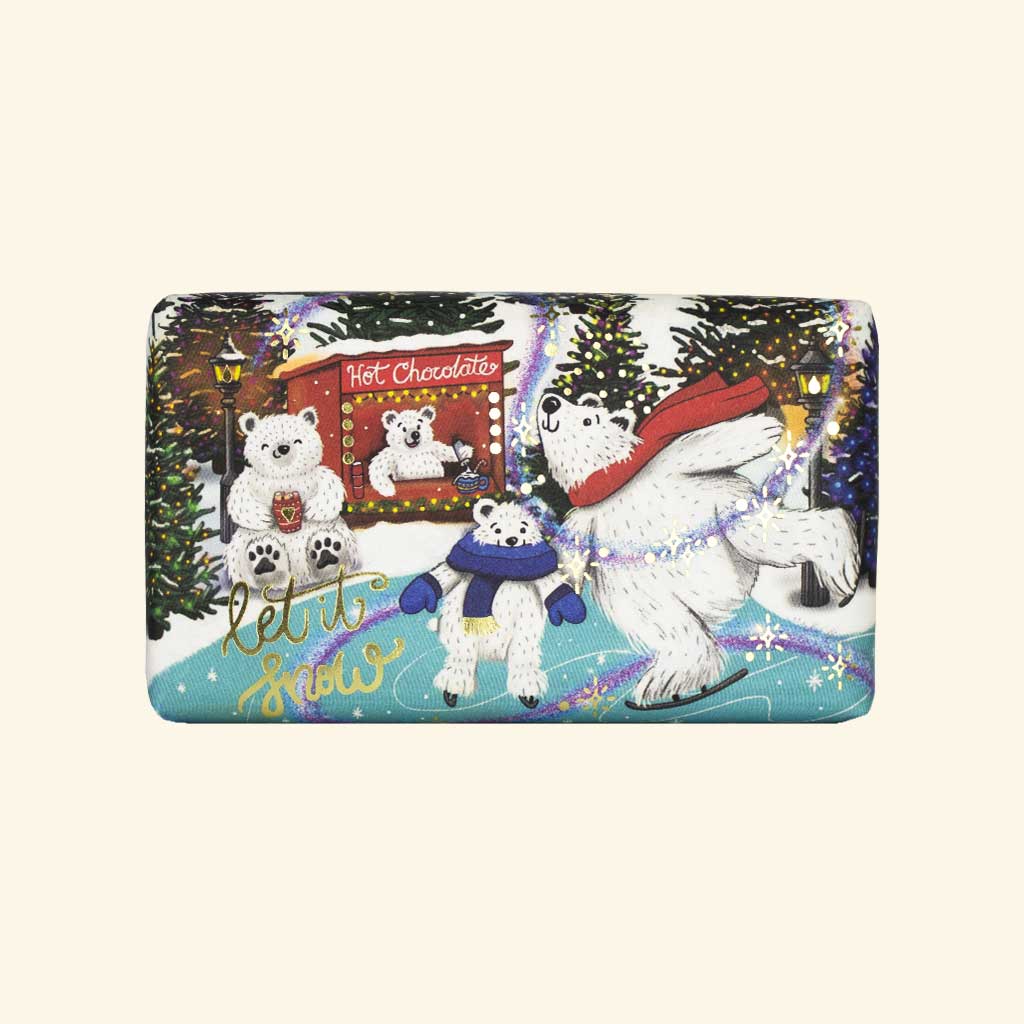 The English Soap Company Polar Bears Christmas Soap