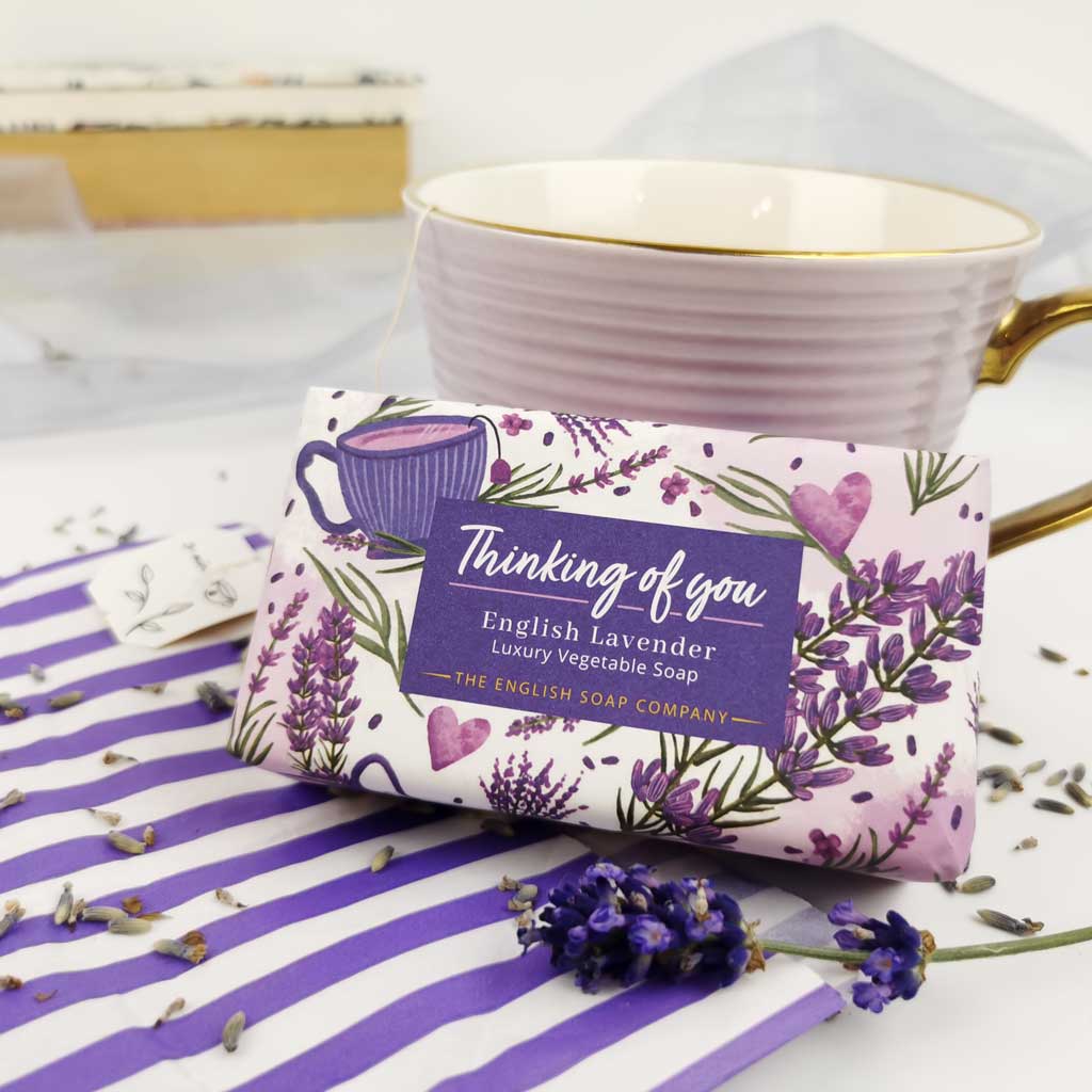 The English Soap Company English Lavender Thinking of You Soap