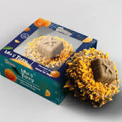 Mr WUFFles Who's Terry Choc Orange Christmas Donut for Dogs | Vegan Dog Treat