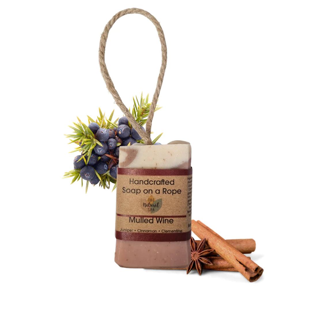 The Natural Spa Soap On A Rope - Mulled Wine
