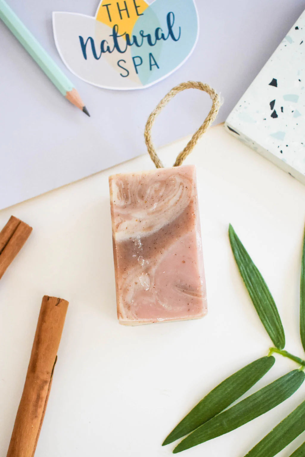 The Natural Spa Soap On A Rope - Mulled Wine