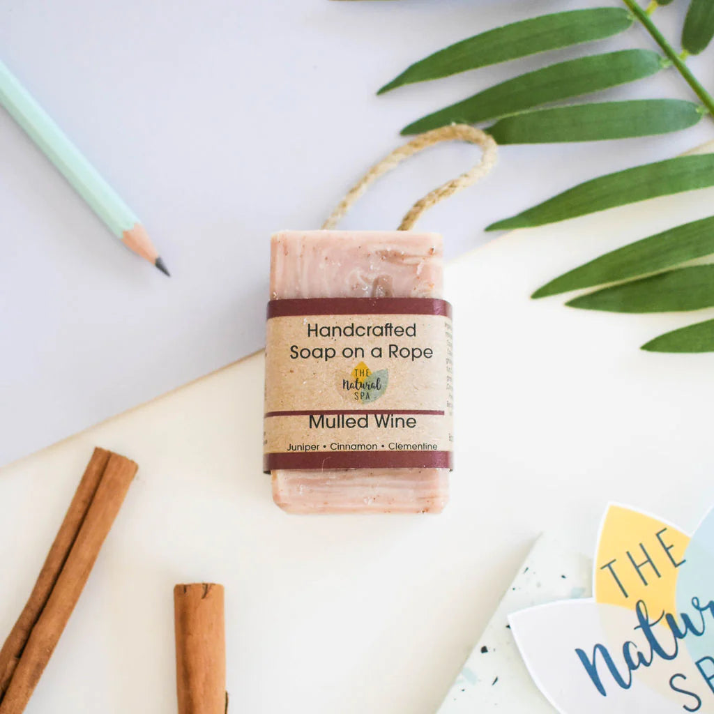 The Natural Spa Soap On A Rope - Mulled Wine