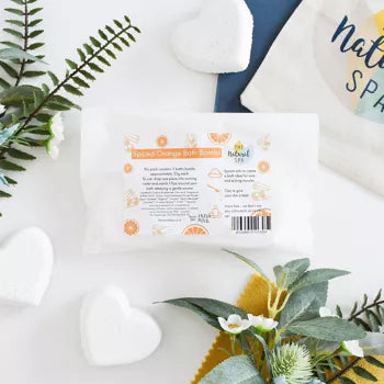 The Natural Spa Spiced Orange Bath Bomb - Pack Of Three