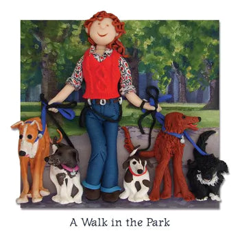 Walk In The Park Greeting Card