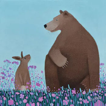 The Unlikely Friends Greeting Card