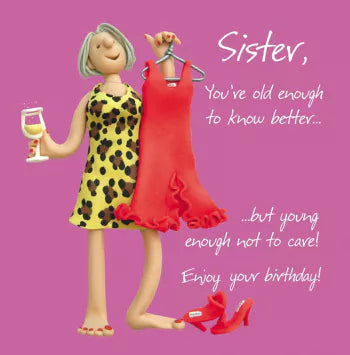 Sister Birthday Card