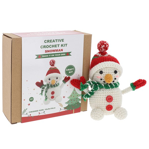 Creative Crochet Kit - Snowman