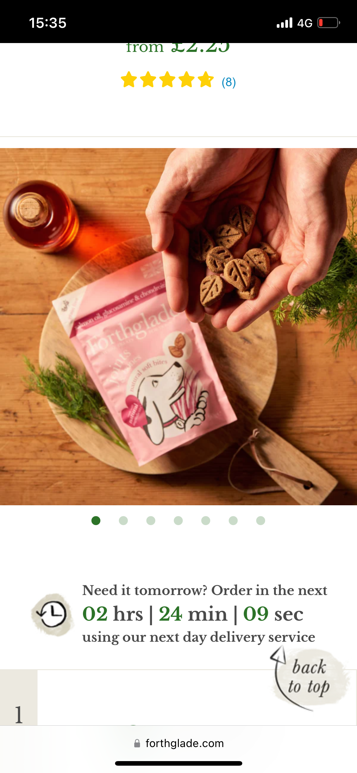 Forthglade Joints And Bones Soft Bites With Salmon Oil