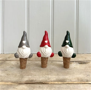 Ceramic Gonk Bottle Stopper With Cork