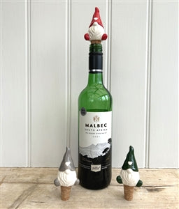 Ceramic Gonk Bottle Stopper With Cork