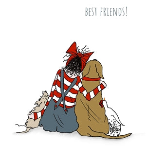Flo And Co Greeting Card - Best Friends