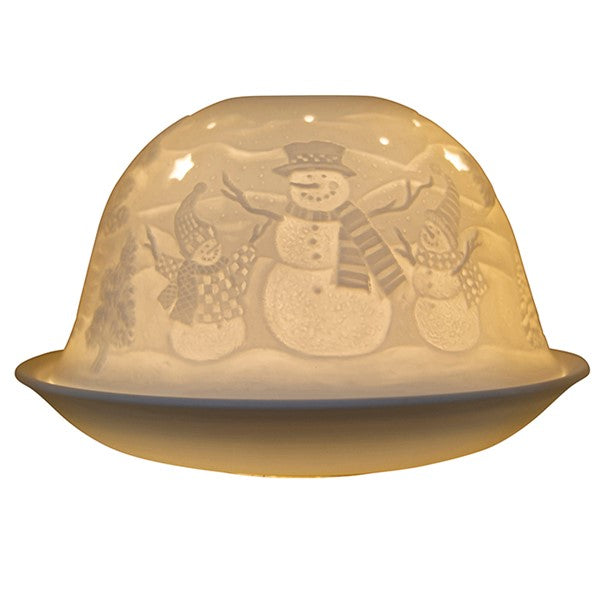 Nordic Lights Candle Shade - Snowman