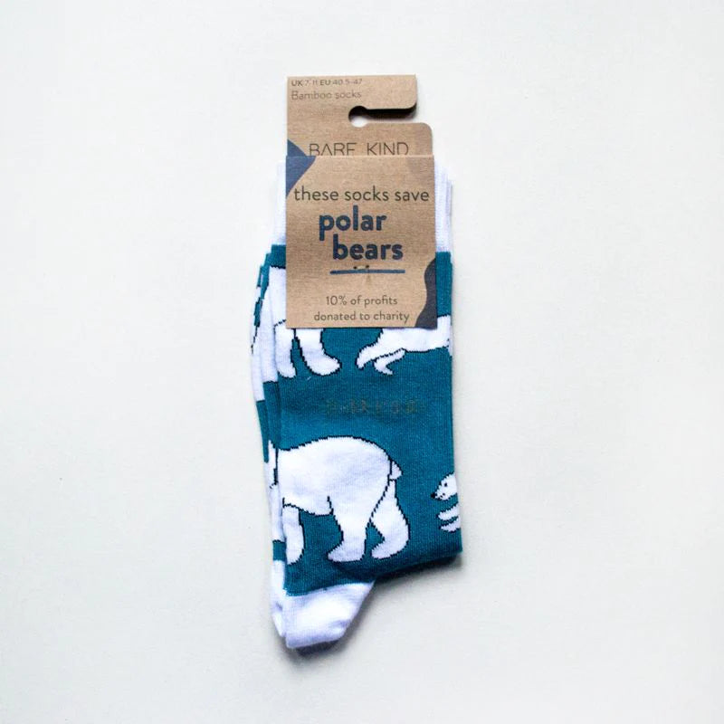Bare Kind Bamboo Socks - Polar Bears