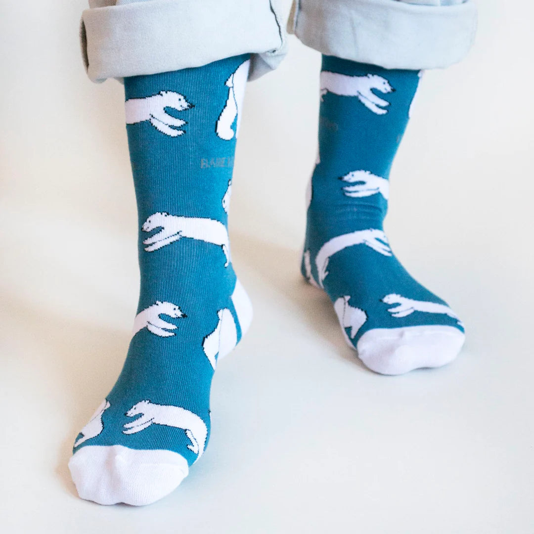Bare Kind Bamboo Socks - Polar Bears