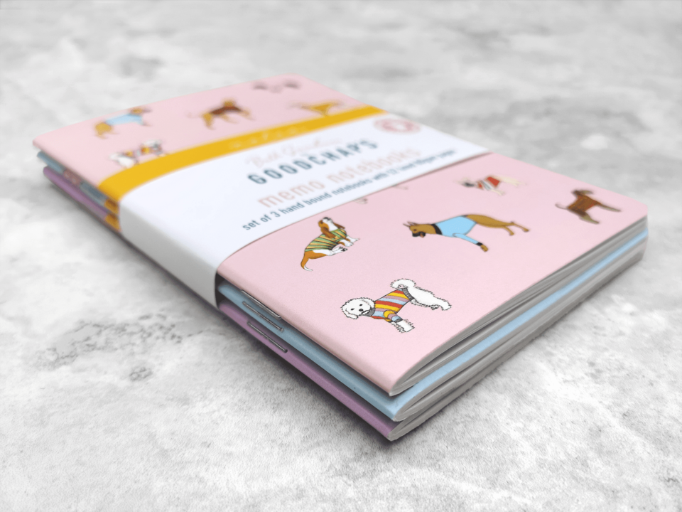 Dogs In Jumpers Memo Notebooks
