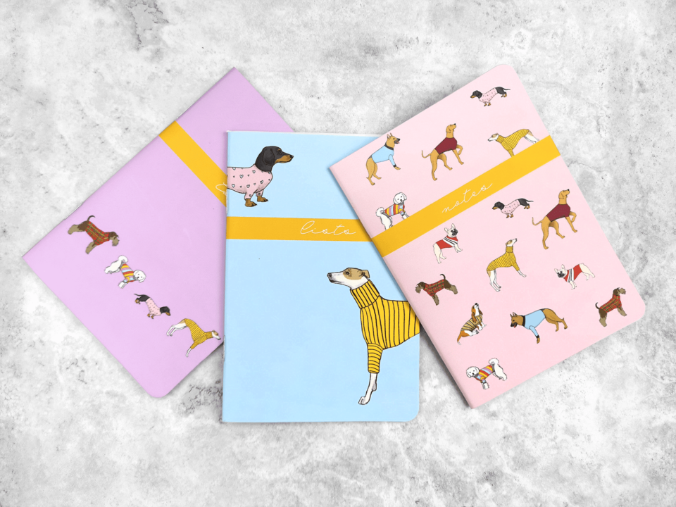 Dogs In Jumpers Memo Notebooks