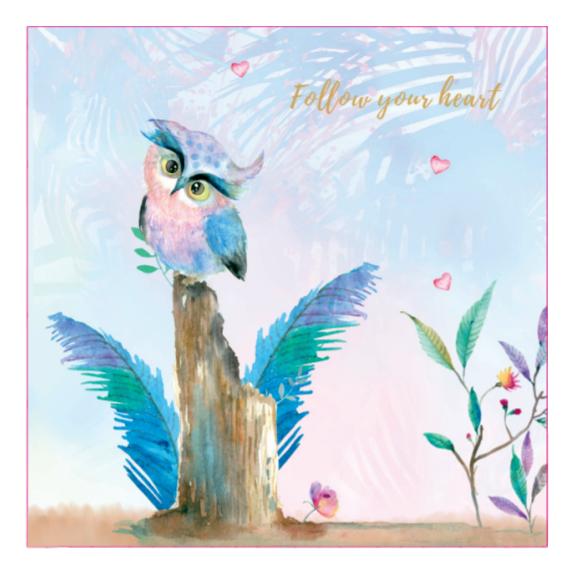 Follow Your Heart Greeting Card