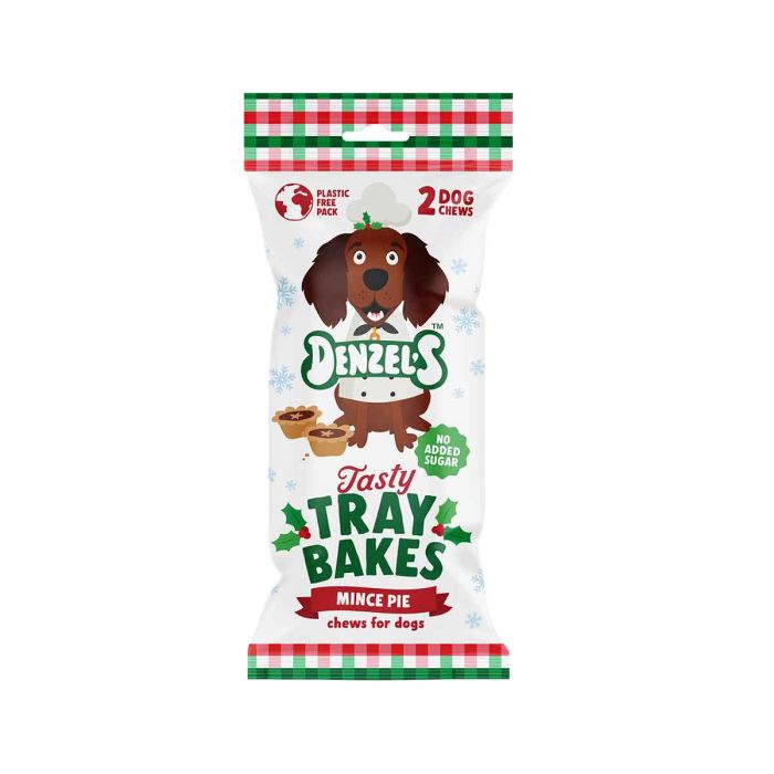 Denzel’s Tasty Tray Bakes Mince Pie Chews For Dogs