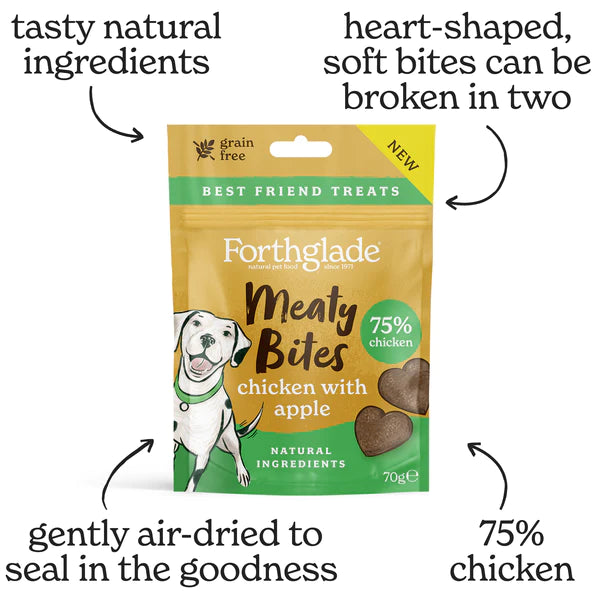Forthglade Meaty Bites - Chicken With Apple