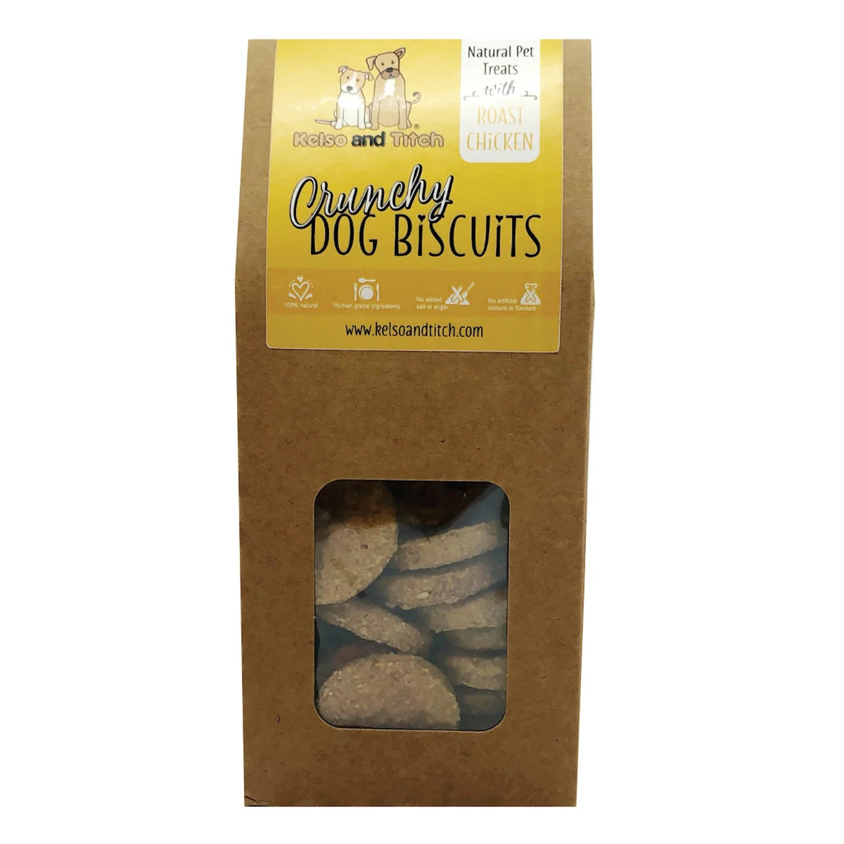 Kelso And Titch Crunchy Dog Biscuits - Roast Chicken