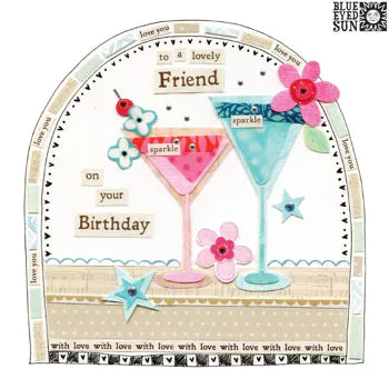 Friend Happy Birthday Card - Fiesta