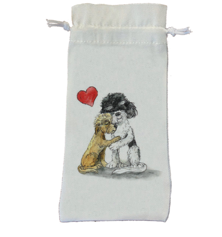 Cuddles Drawstring Glasses Case
