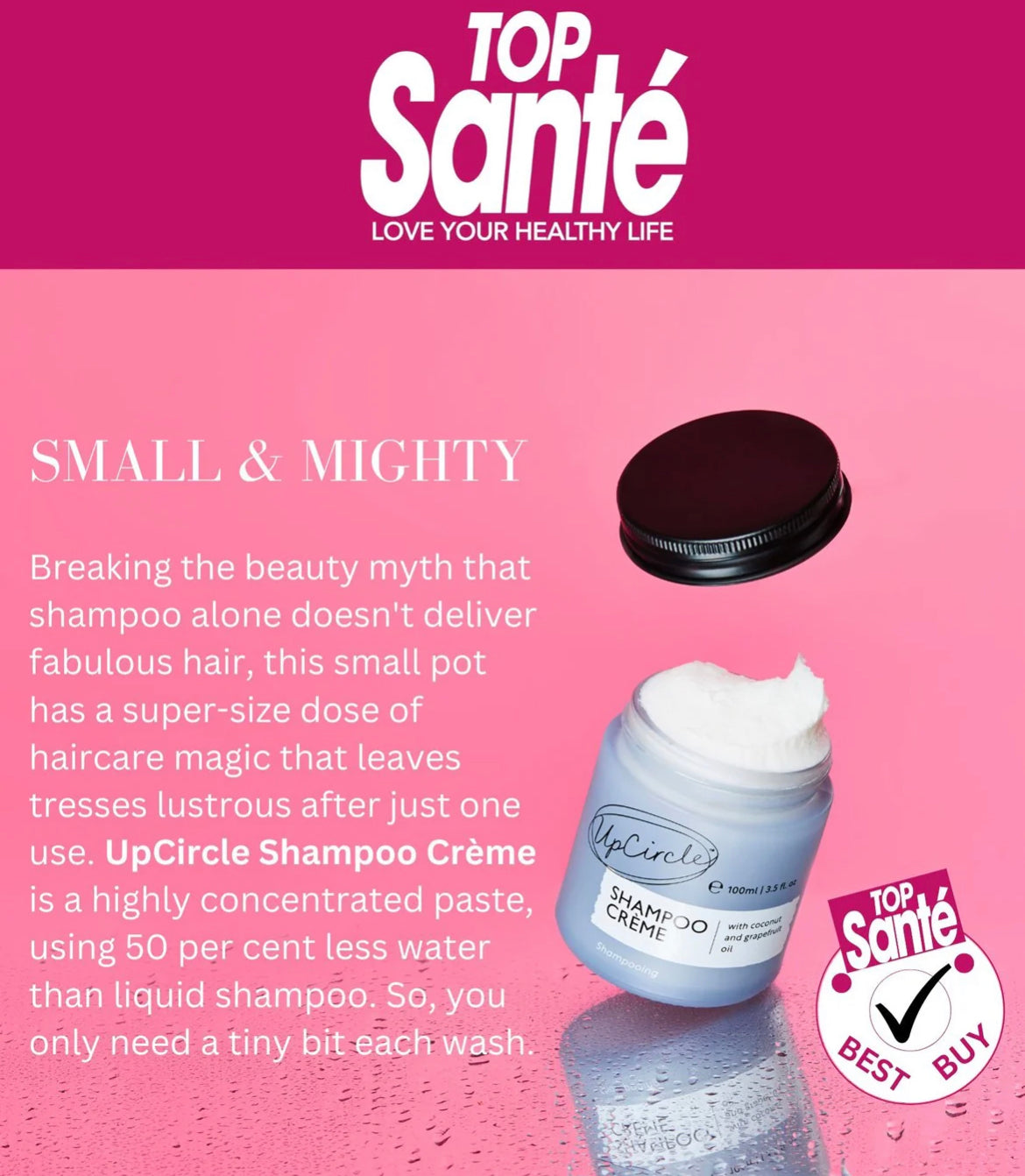 UpCircle Shampoo Crème With Pink Berry