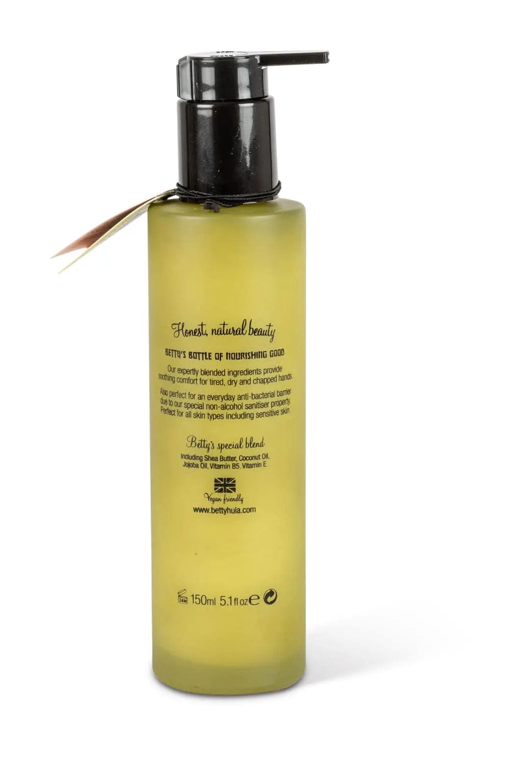 Betty Hula Nourishing Anti-Bacterial Hand Cream Lime And Mango Bottle