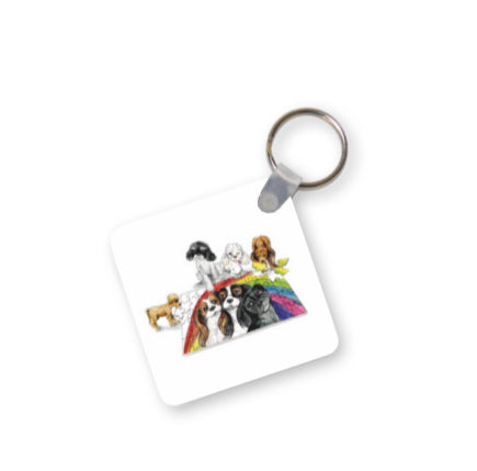 Over The Rainbow Keyring