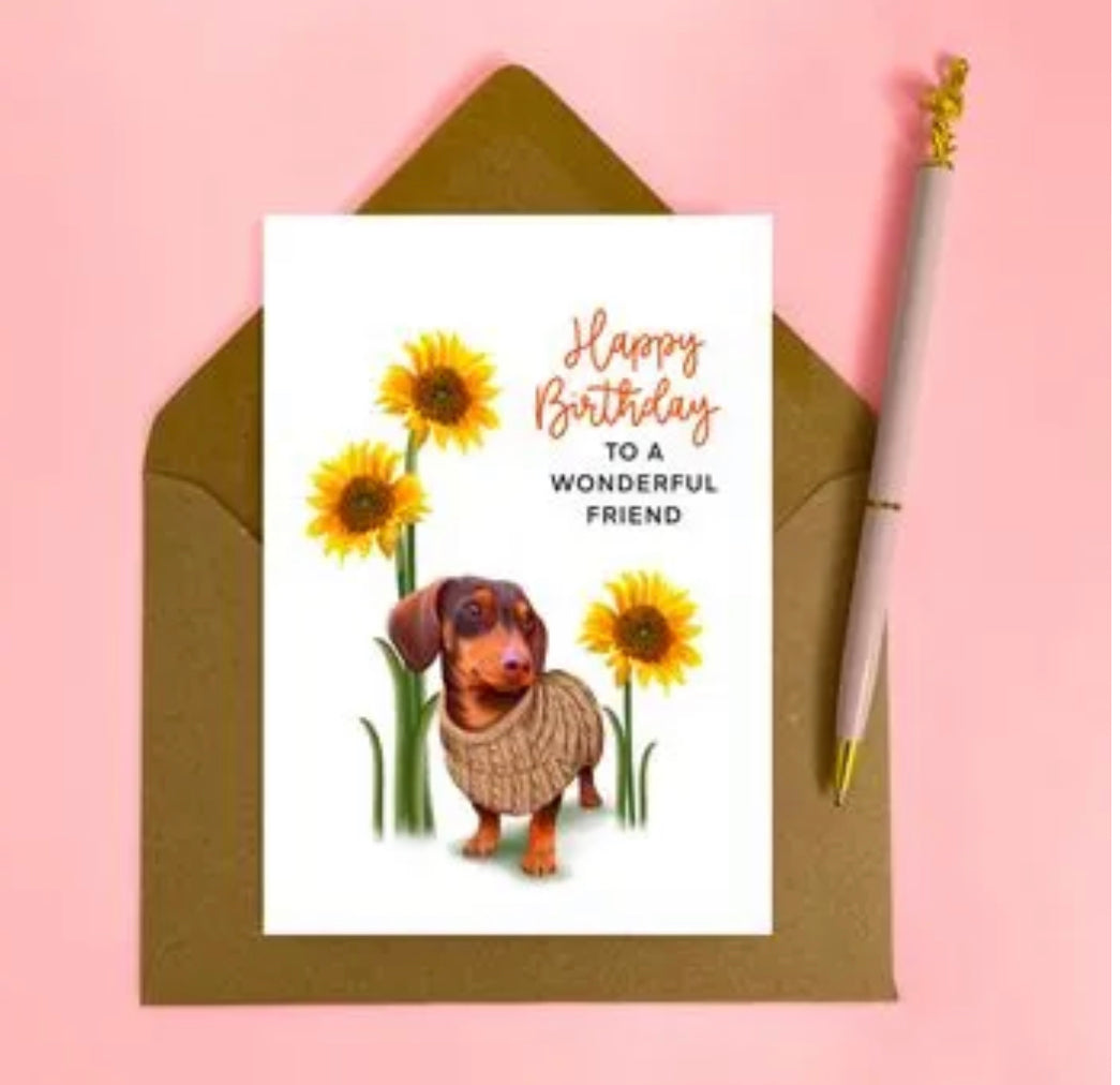 Happy Birthday To A Special friend A6 Birthday Card