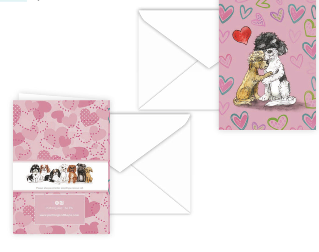 Cuddles Notelets - Pink