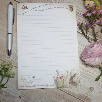 Hare Lovers Desk Jotter