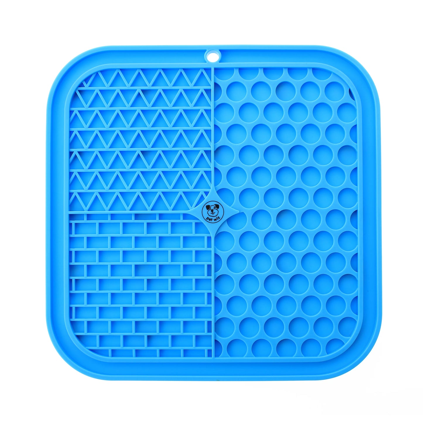 Pet Wiz Silicone Licking Mat - Blue