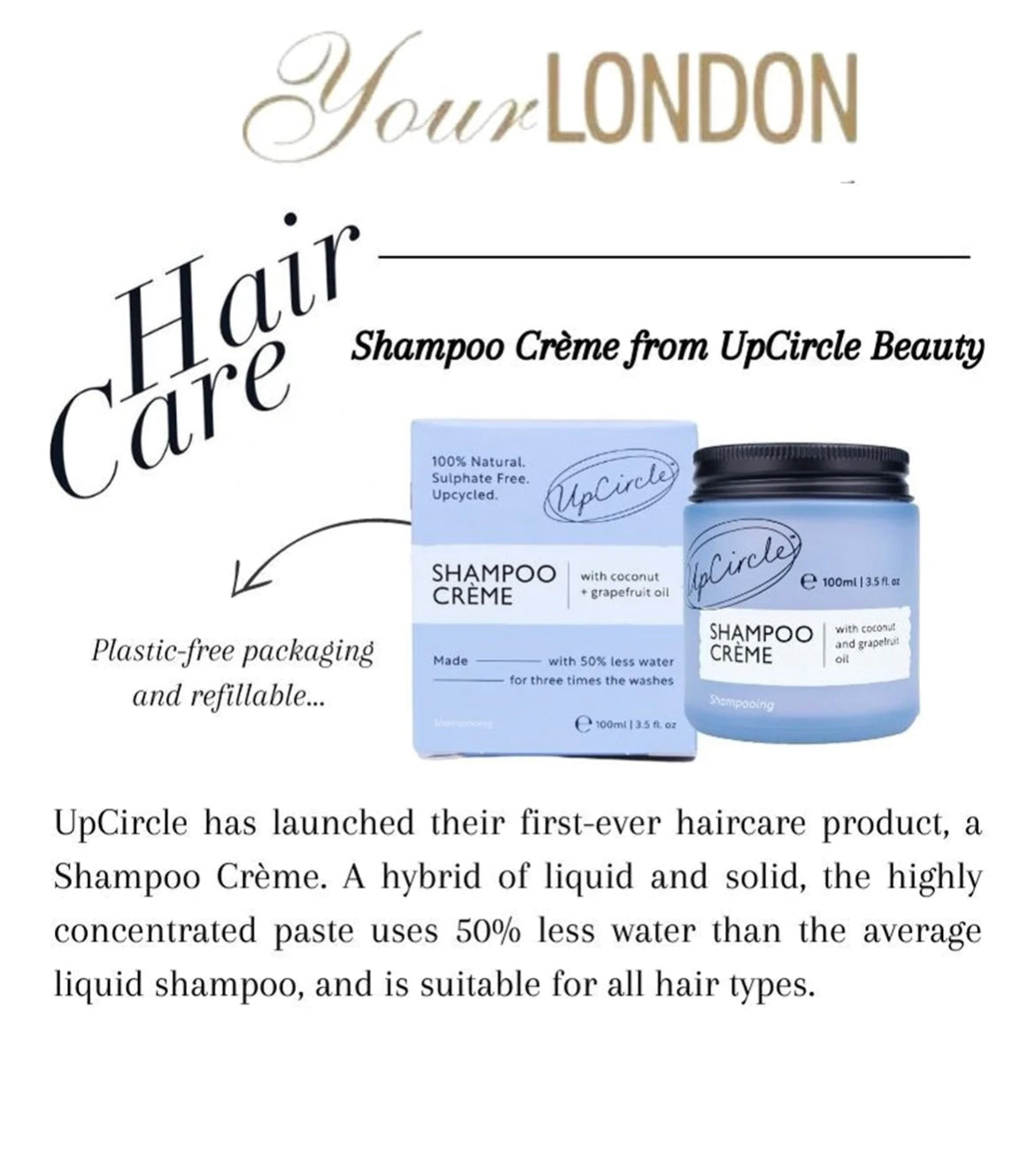 UpCircle Shampoo Crème With Pink Berry