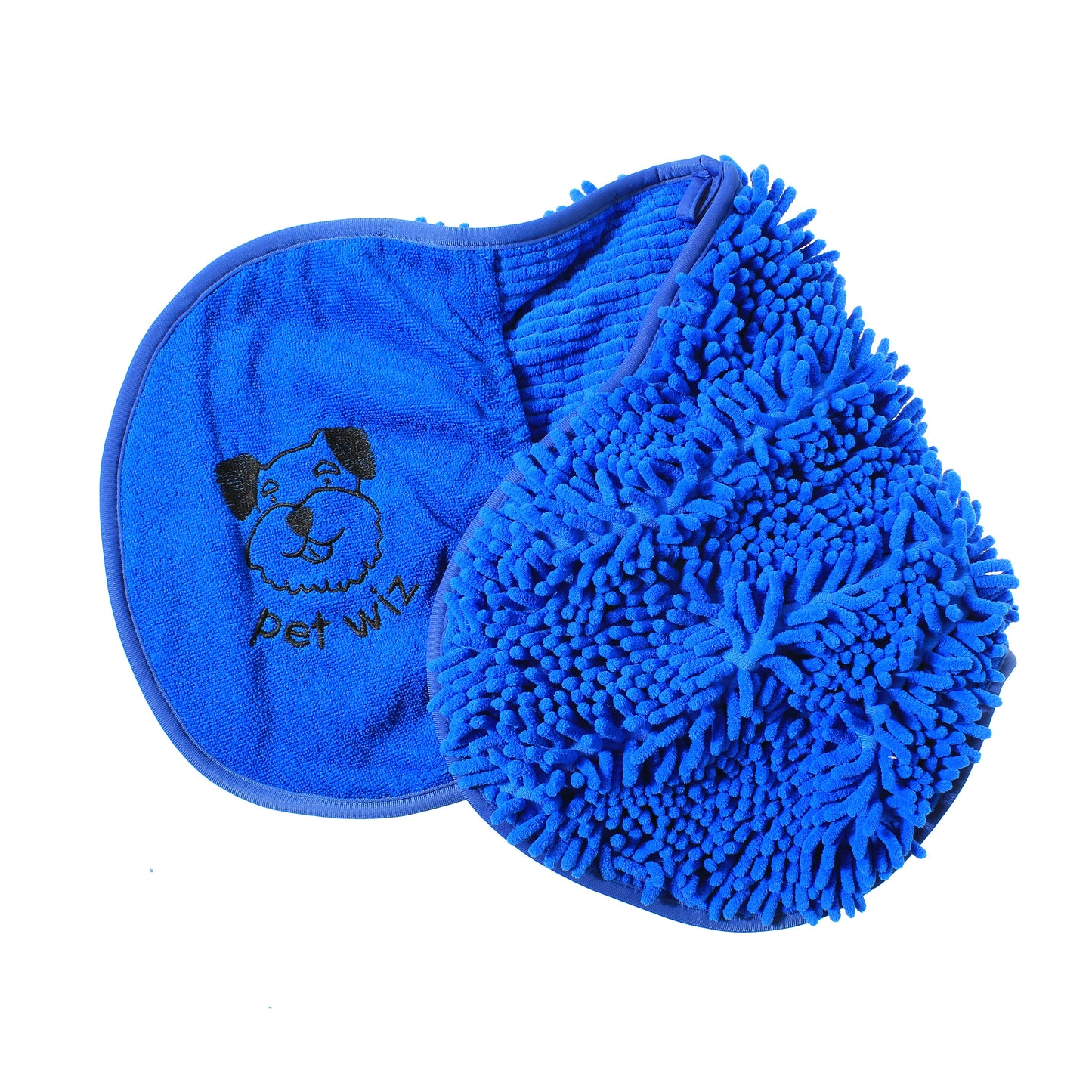Pet Wiz Quick Drying Microfibre Noodle Towel - Blue