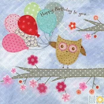 Birthday Owl Greeting Card - Enchantment